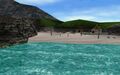 Plage vue du laboratoire.