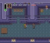 Link et Zelda dans la prison du château