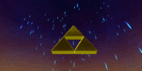 La Triforce dans Ocarina of Time 3D.