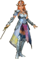 Costume de Zelda : elle prend les couleurs de Marine