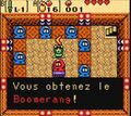 Link obtient le boomerang dans Oracle of Seasons.
