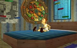 Le postier en plein entraînement.