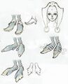 Un autre artwork dans Hyrule Historia d'un Zora.
