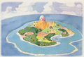 Un autre artwork de l'île.