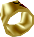 Bracelet Goron tel qu'il apparaît dans Ocarina of Time.