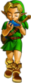 Artwork de Link enfant.