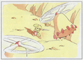 Artwork d'Hyrule Historia d'un Peahat de The Legend of Zelda.