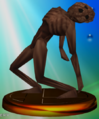 Un Effroi en tant que trophée dans Super Smash Bros. Melee.