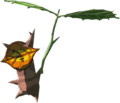 Modèle d'un Korogu volant dans les airs, dans Breath of the Wild.