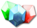 Icône des trois rubis principaux dans Skyward Sword.