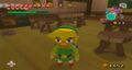 Link qui porte l'amulette.