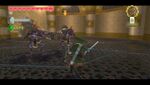 Link contre des Lézalfos Sombres dans Skyward Sword.