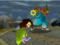 Zelda utilisant l'Arc de Lumière dans Spirit Tracks.
