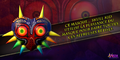 Publicité avec le Masque de Majora pour la sortie de Majora's Mask 3D.