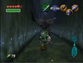Grand Moblin et Link dans Ocarina of Time.