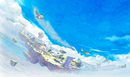 Artwork de Célesbourg pour Skyward Sword.