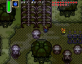 Les bois de Crâne dans A Link to the Past.