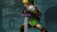 Link retirant l'épée sacrée