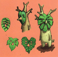 Artwork d'Hyrule Historia d'un Korogu.