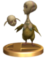 Le trophée de Baba dans Super Smash Bros. Brawl.