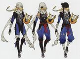 Concept art de Sheik pour Hyrule Warriors.