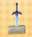 L'épée de légende dans Animal Crossing.