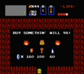 La bougie en vente dans The Legend of Zelda.