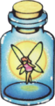 Artwork d'une fée en bouteille dans A Link to the Past.