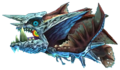 Gyorg et son œil Majora dans Majora's Mask 3D.