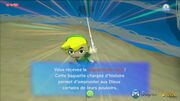 Link obtenant la baguette du vent dans The Wind Waker HD.