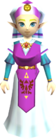 Zelda, dans le jeu originel