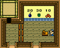 Une boutique de Fouyaya dans Oracle of Ages.
