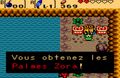 Link qui obtient les palmes Zora dans Oracle of Seasons.