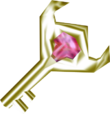 Une clé du boss, comme elle apparaît dans Ocarina of Time et Majora's Mask.