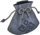 Sac de matériaux en Argent dans Hyrule Warriors, tels qu'ils apparaissent sur le champ de bataille.