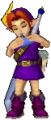 Costume mers de Link enfant : il prend les couleurs du marchand de masque