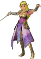 Costume mers de Zelda : elle prend les couleurs de Zelda cartoon
