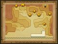 Plan du village Goron dans Spirit Tracks.