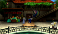 Le bourg d'Hyrule dans la version 3D.