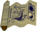 Une des cartes de Tingle dans Majora's Mask.