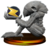 Chozo Statue ssbm Trophy.png