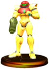 Samus ssbm Trophy.png