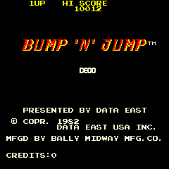 [ test ] Bump'n Jump / Burnin Rubber - arcade BNJ_title