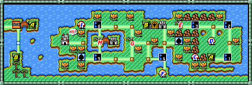 how many worlds in super mario bros 3